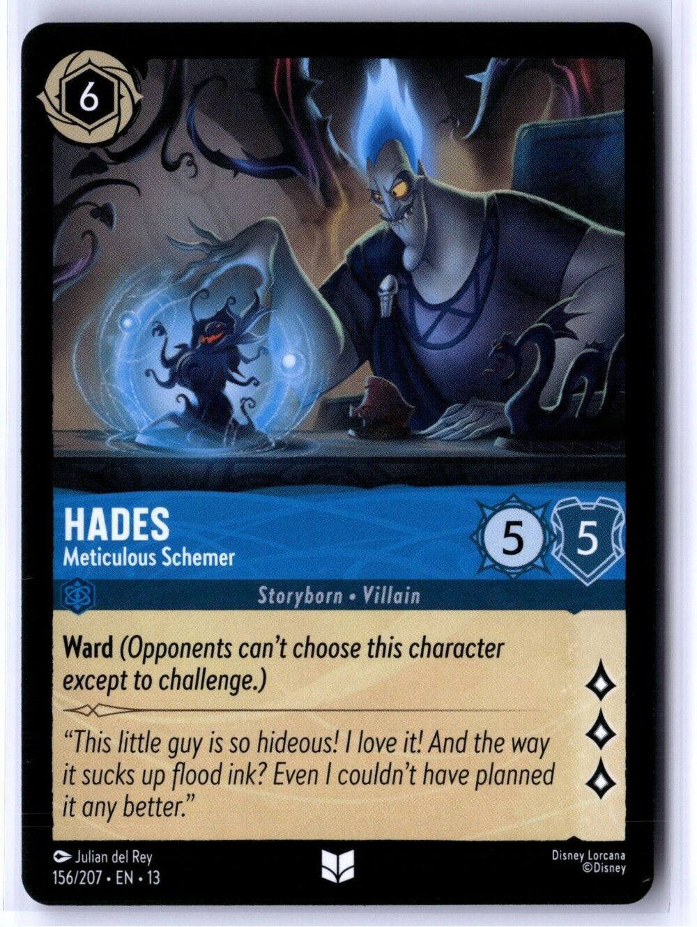 Hades - Meticulous Schemer Uncommon Attack of the Vine! 156/207 NM